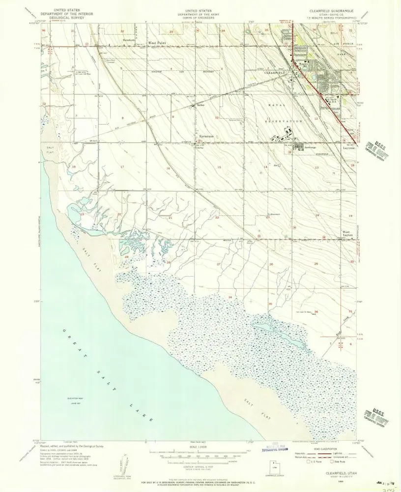 Voorbeeld van de oude kaart