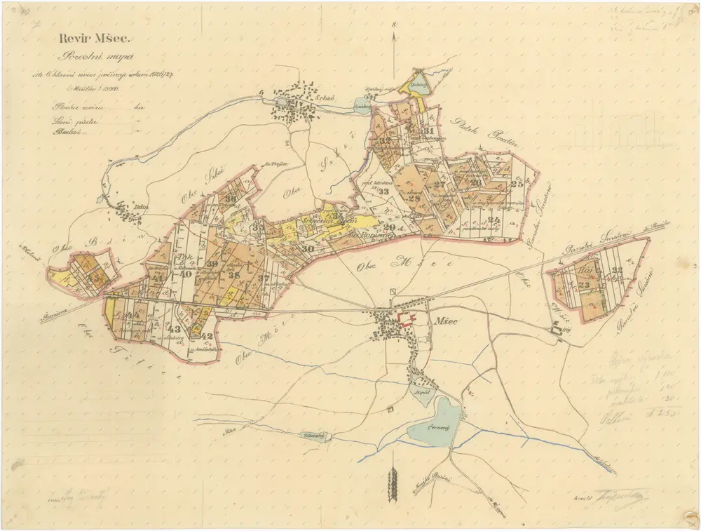 Voorbeeld van de oude kaart