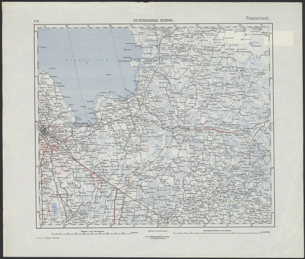 Voorbeeld van de oude kaart