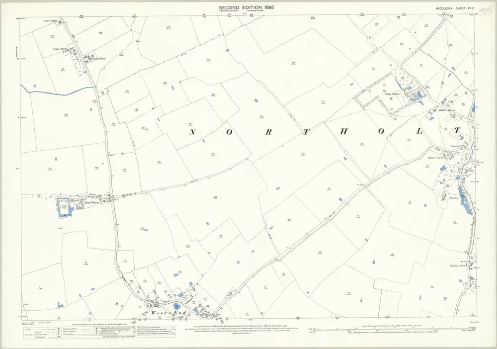 Voorbeeld van de oude kaart