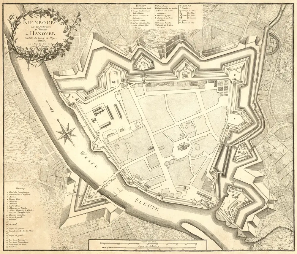 Voorbeeld van de oude kaart