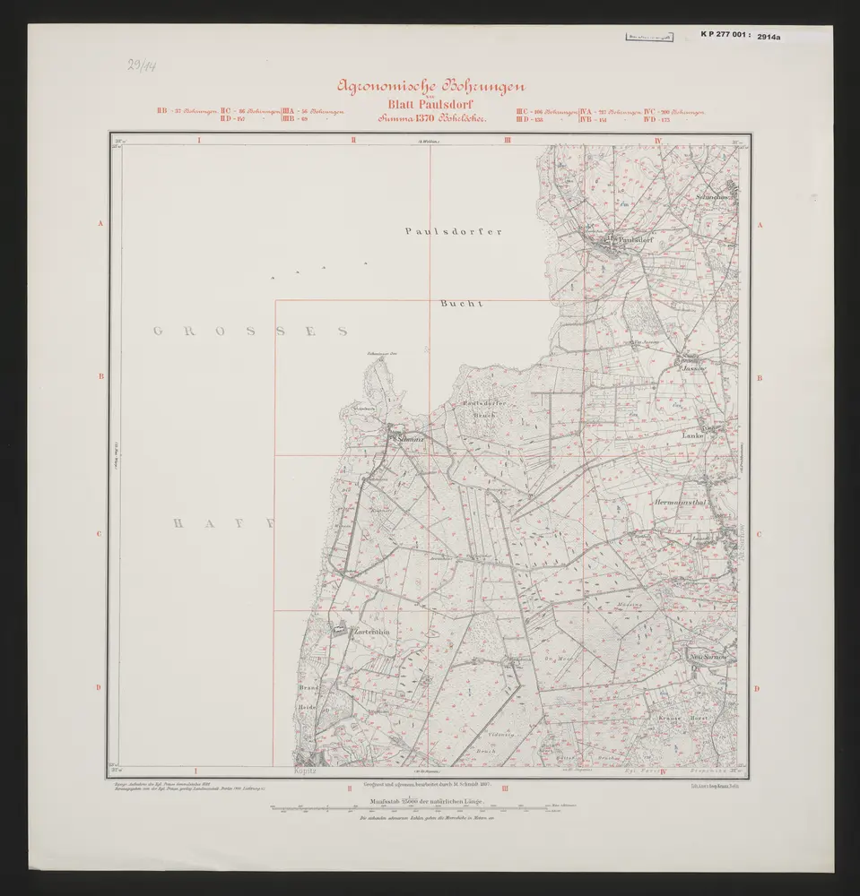 Voorbeeld van de oude kaart