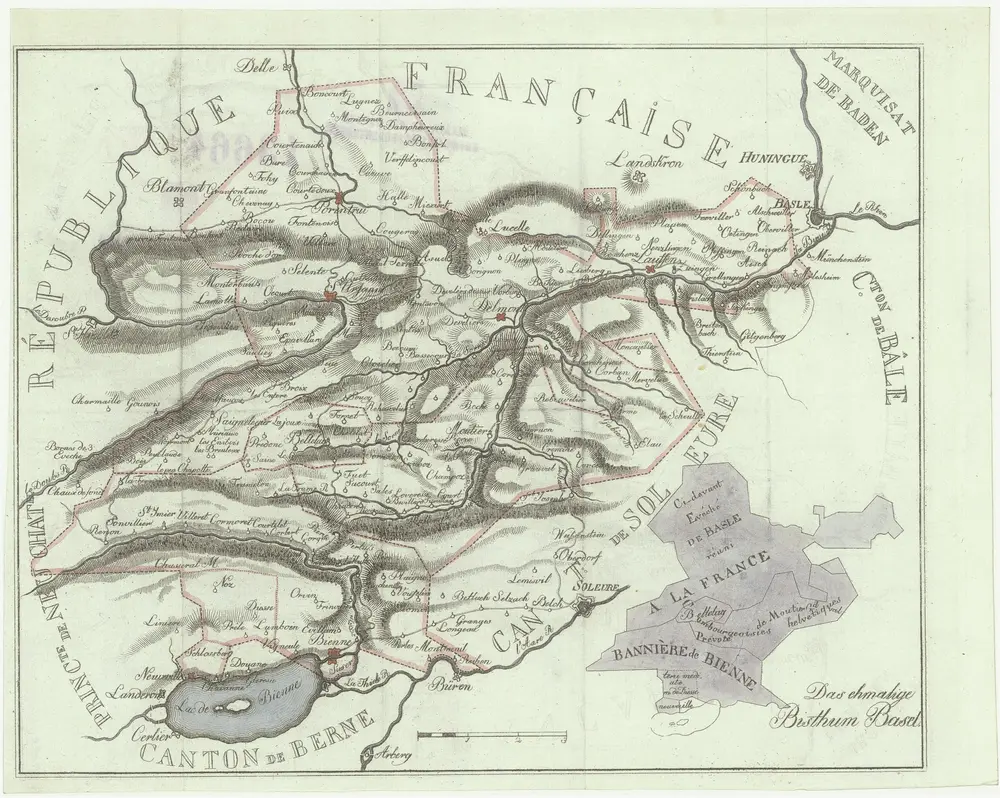 Aperçu de l'ancienne carte