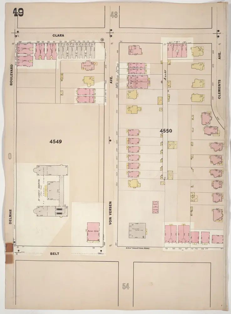 A. Whipple & Co.'s insurance map of St. Louis, Mo