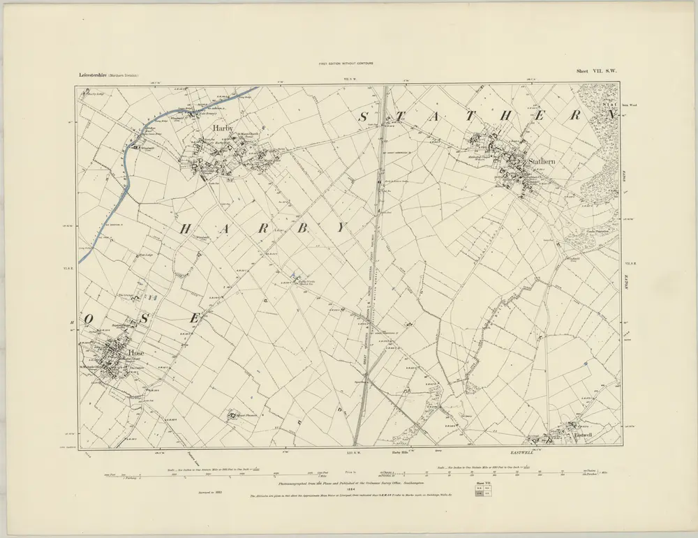 Voorbeeld van de oude kaart