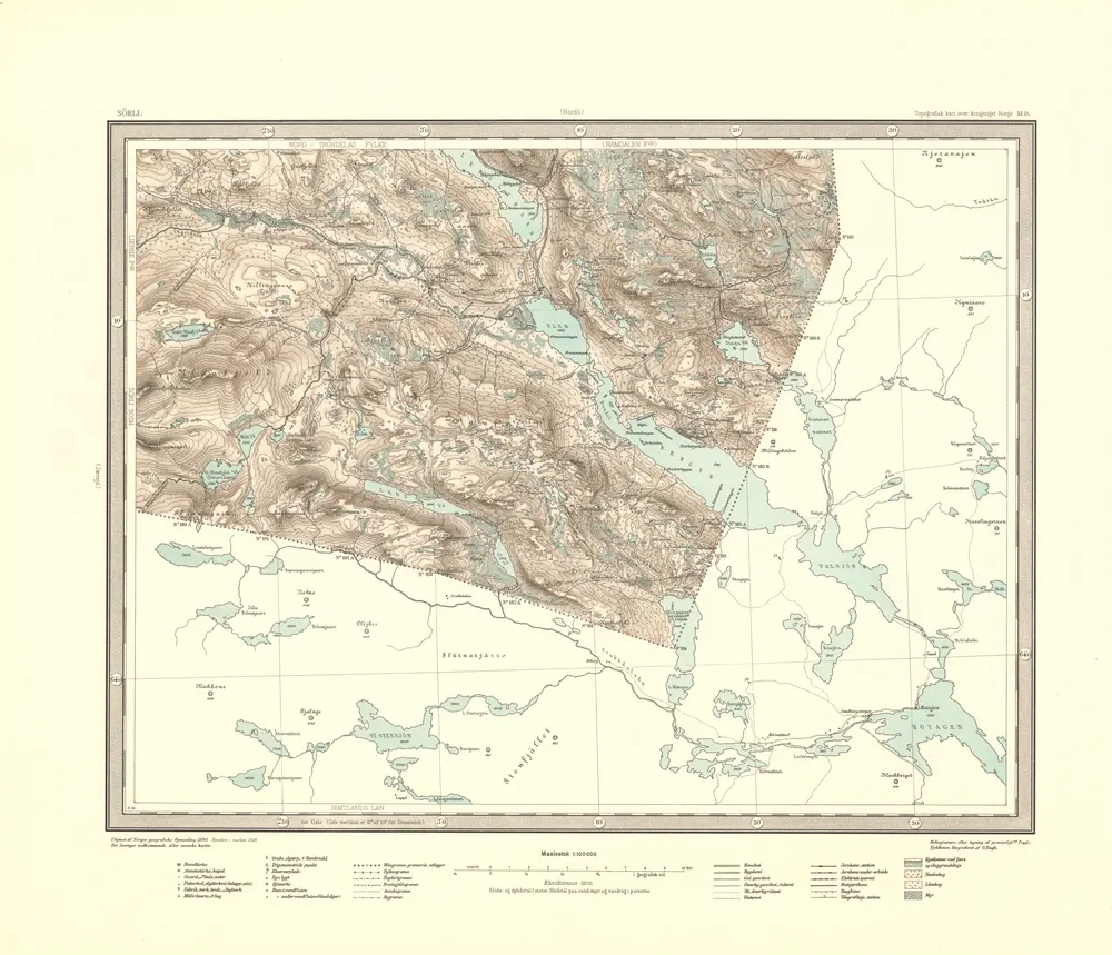 Voorbeeld van de oude kaart