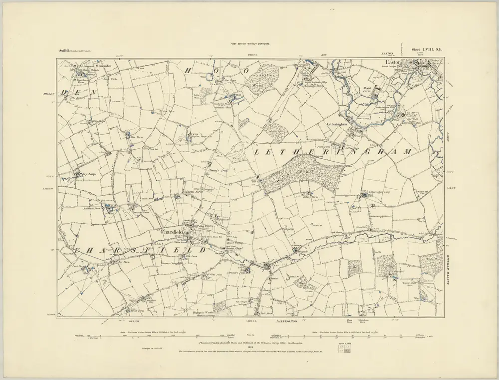 Aperçu de l'ancienne carte