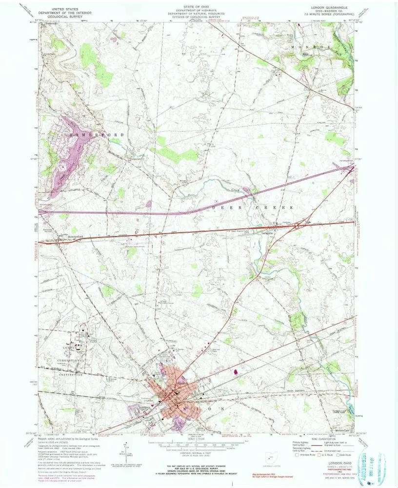 Voorbeeld van de oude kaart