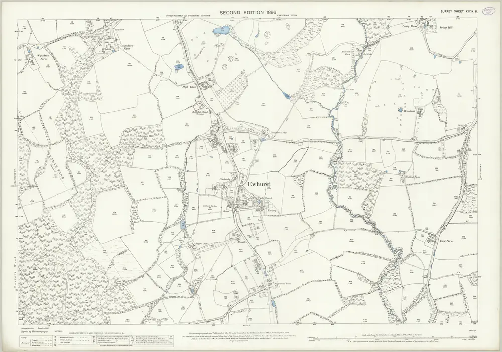 Voorbeeld van de oude kaart