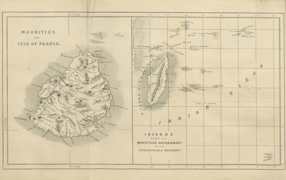 Voorbeeld van de oude kaart