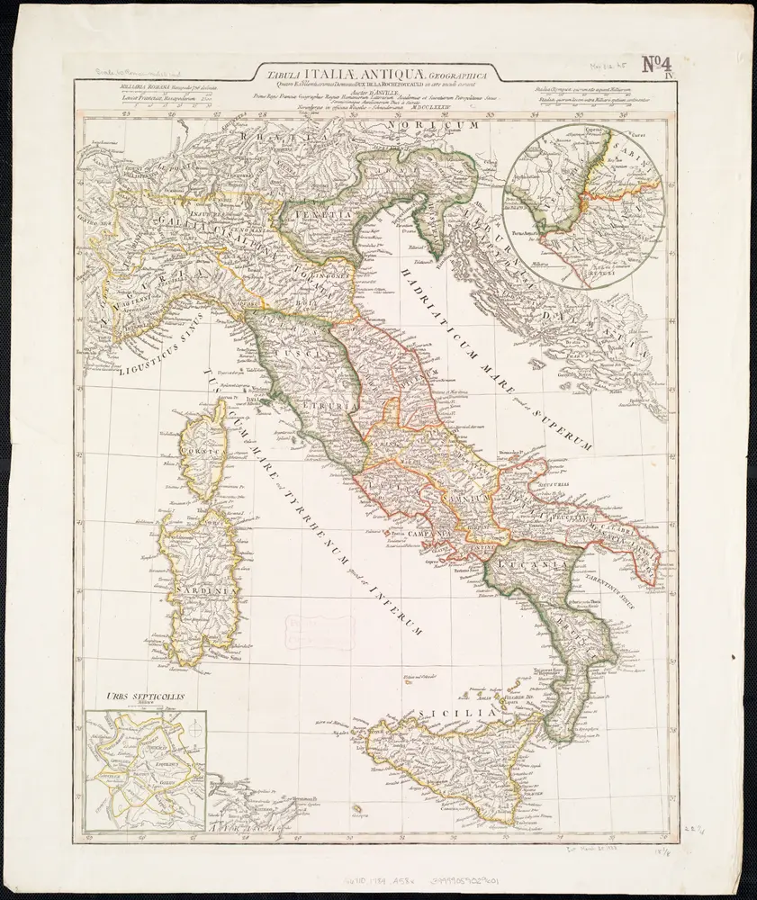 Anteprima della vecchia mappa