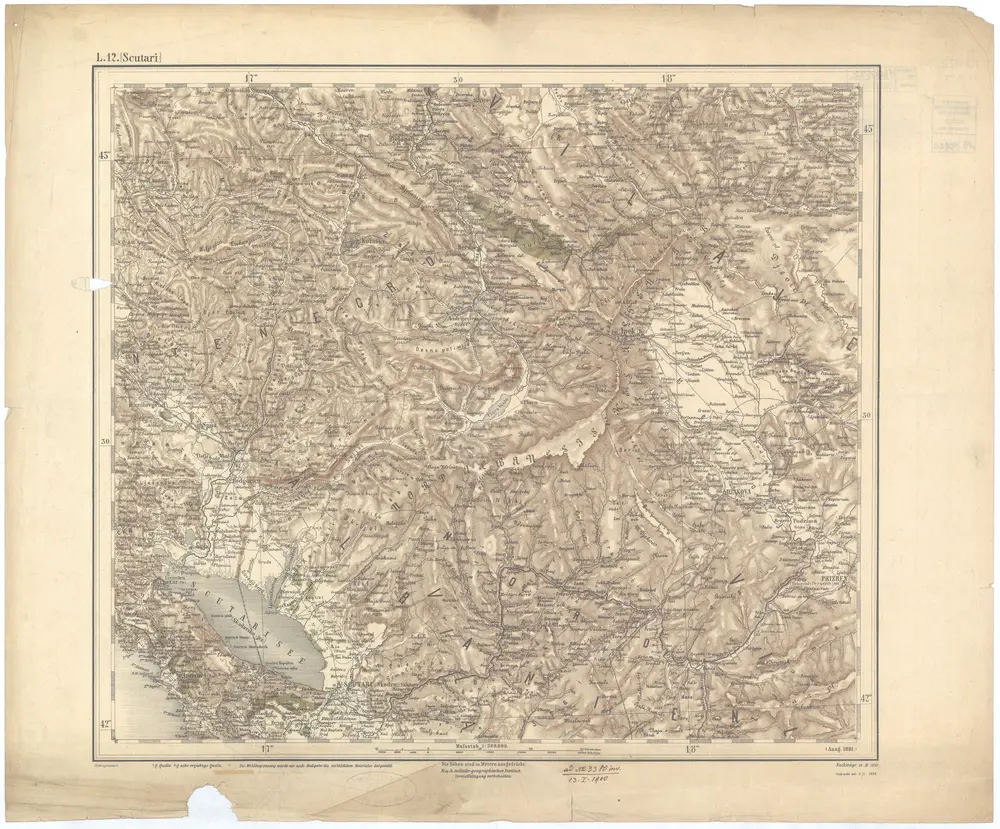 Anteprima della vecchia mappa