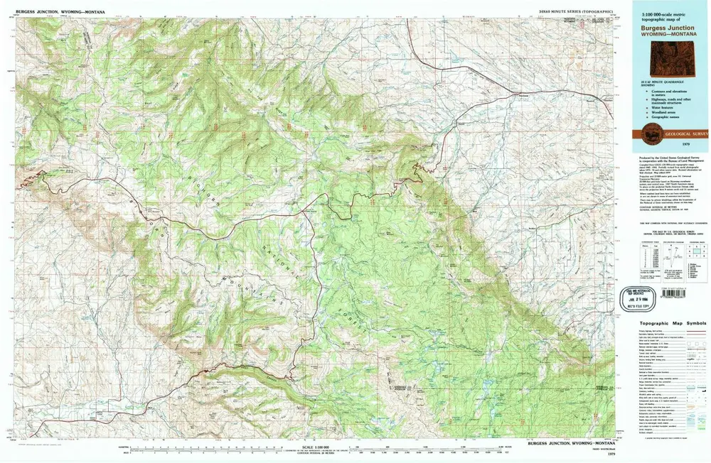 Voorbeeld van de oude kaart