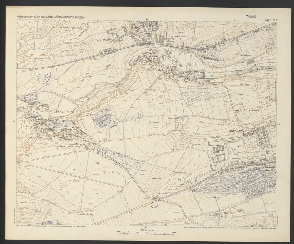 Voorbeeld van de oude kaart