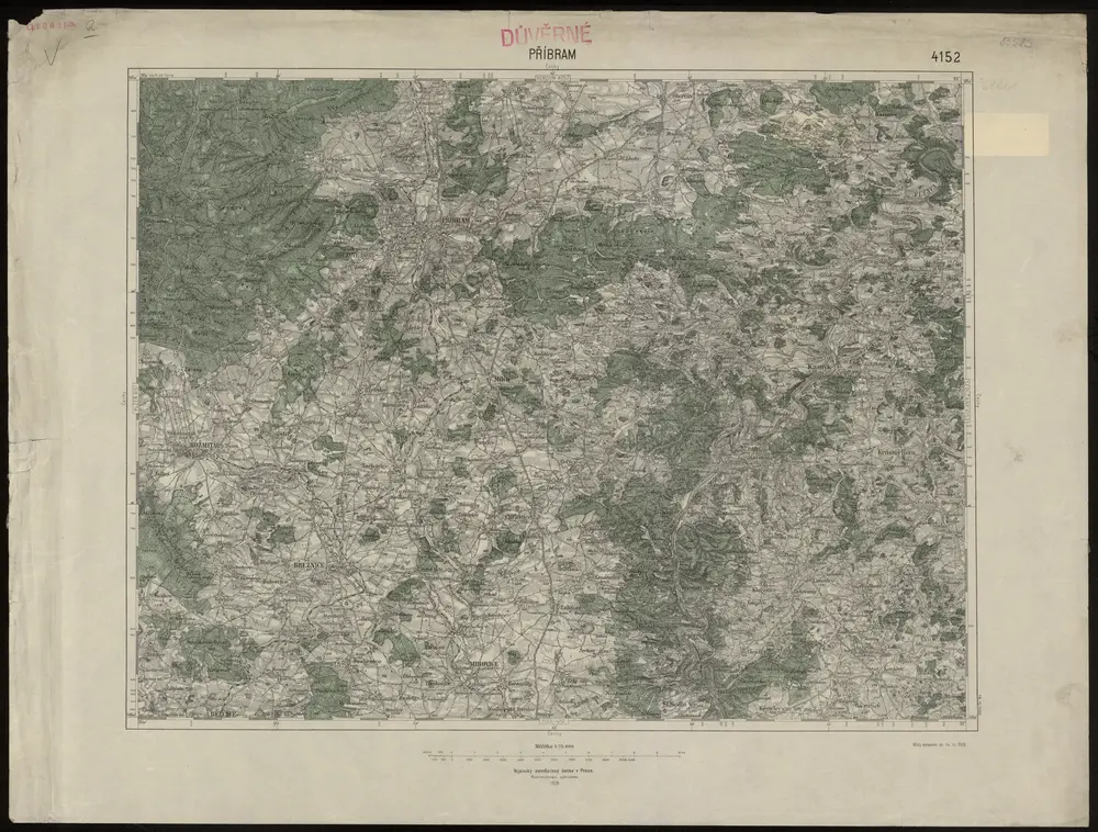 Voorbeeld van de oude kaart