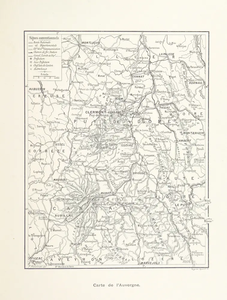 Voorbeeld van de oude kaart