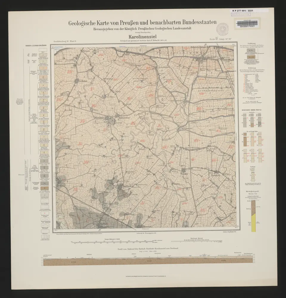 Voorbeeld van de oude kaart