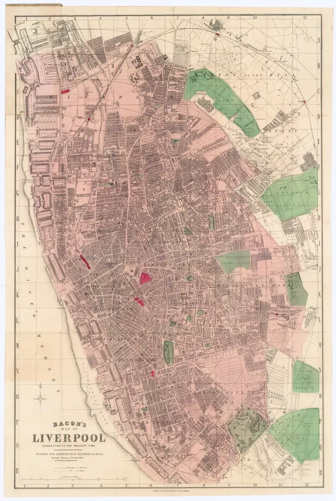 Voorbeeld van de oude kaart