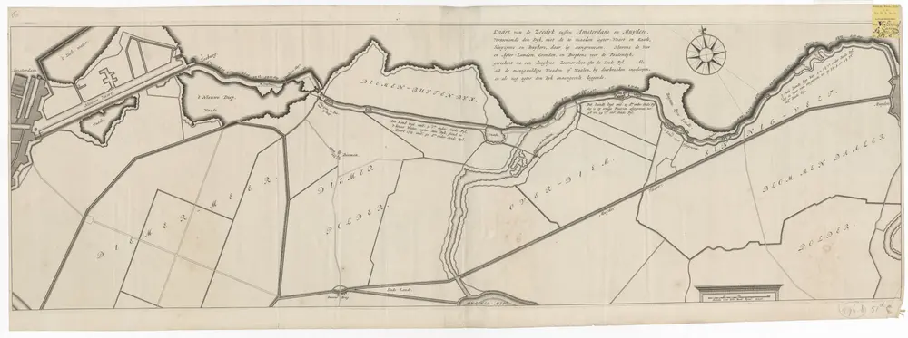 Voorbeeld van de oude kaart