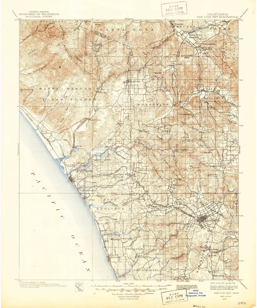 Aperçu de l'ancienne carte