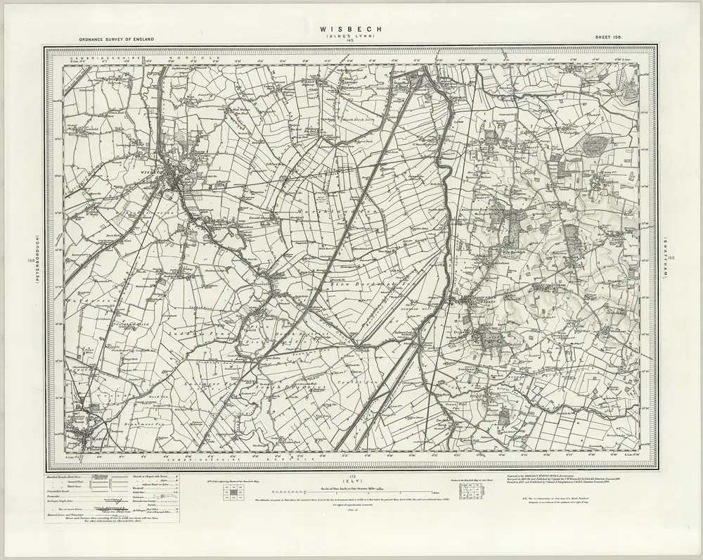 Voorbeeld van de oude kaart