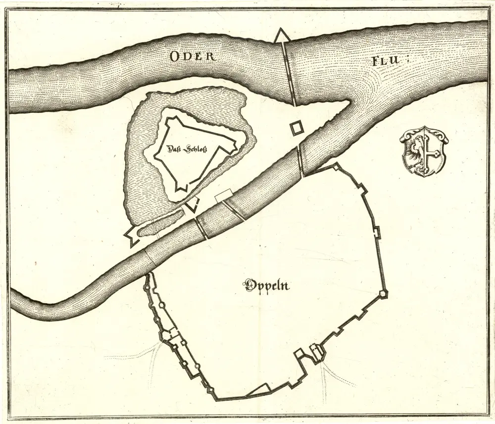 Voorbeeld van de oude kaart