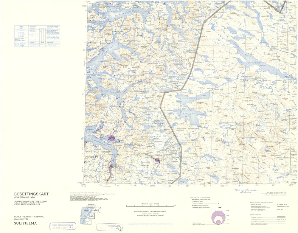 Voorbeeld van de oude kaart