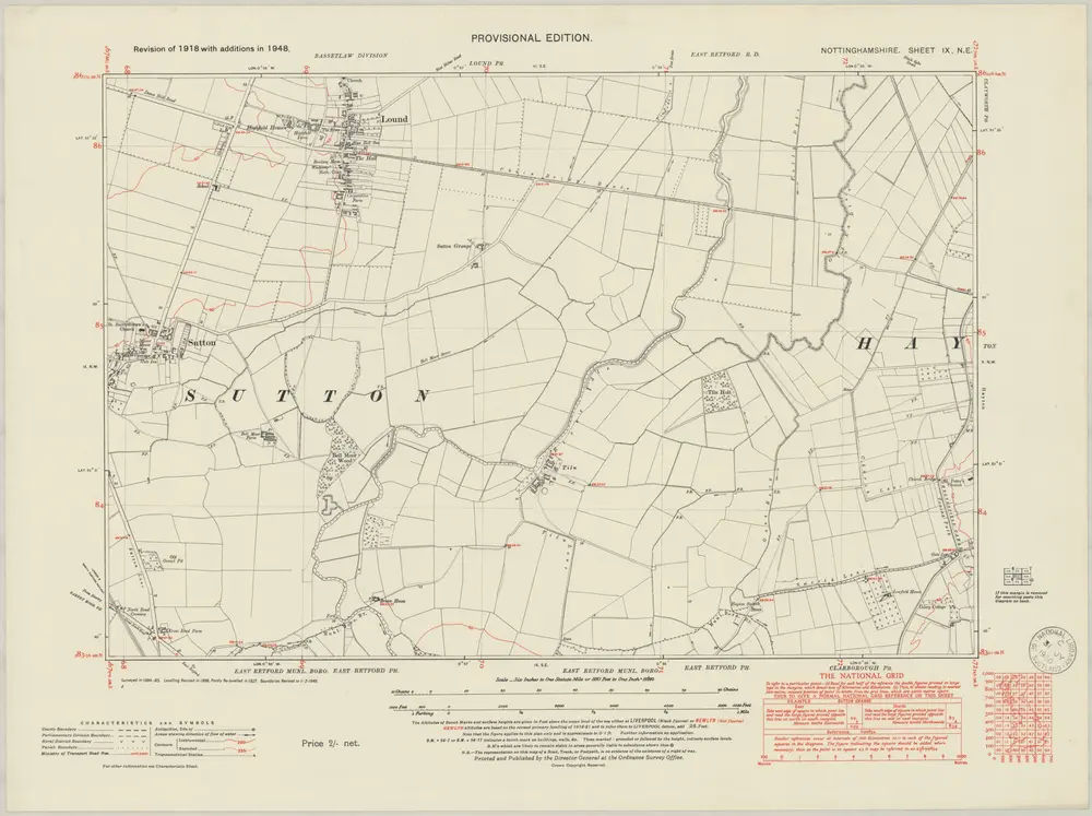 Aperçu de l'ancienne carte