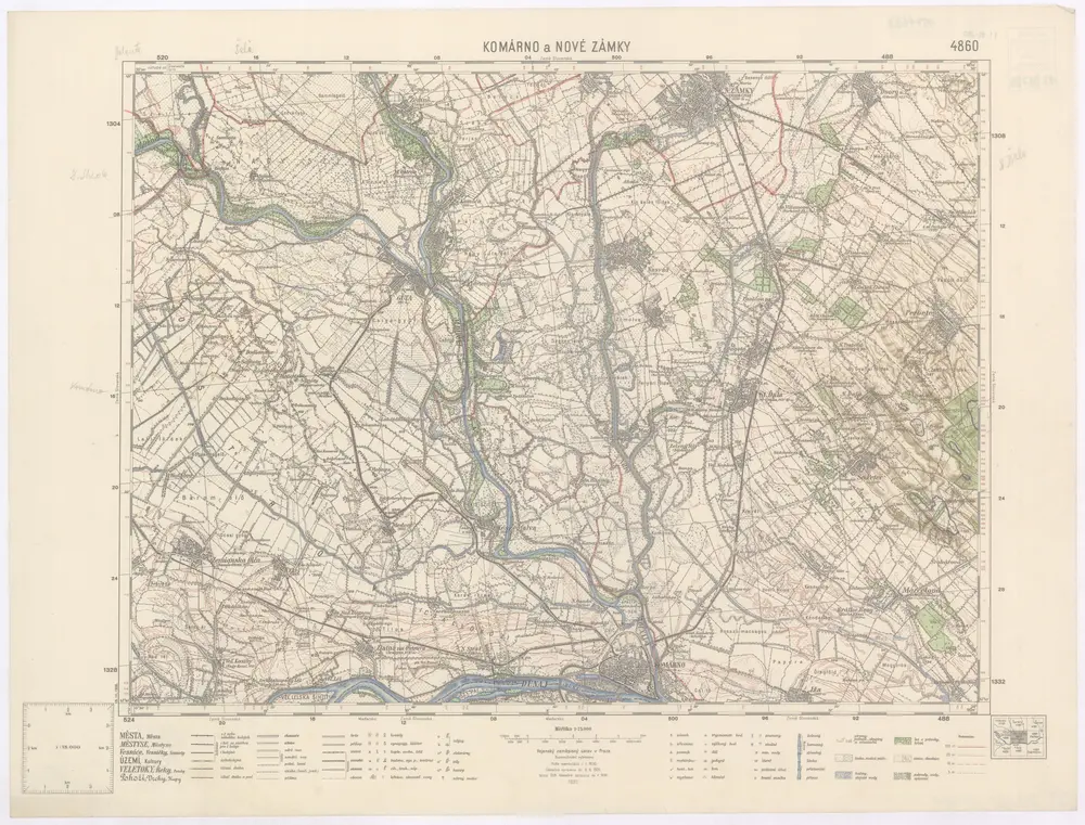 Voorbeeld van de oude kaart