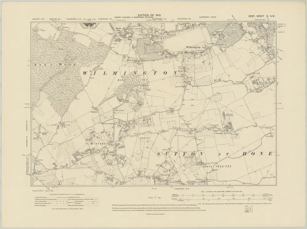 Aperçu de l'ancienne carte