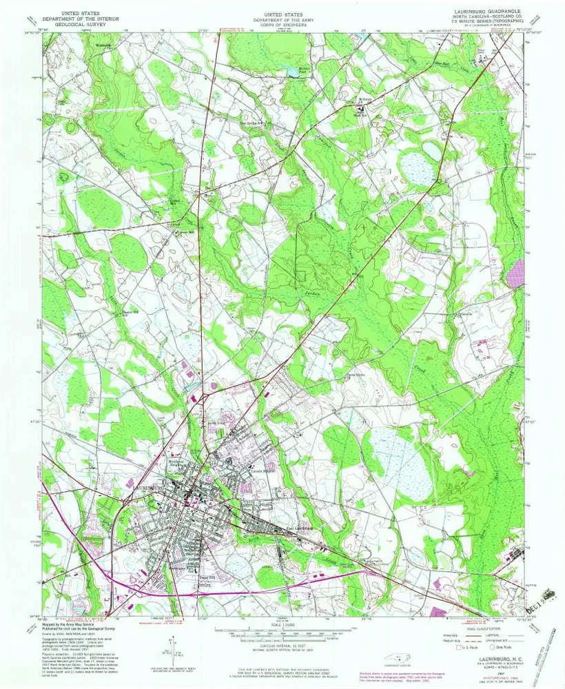 Voorbeeld van de oude kaart