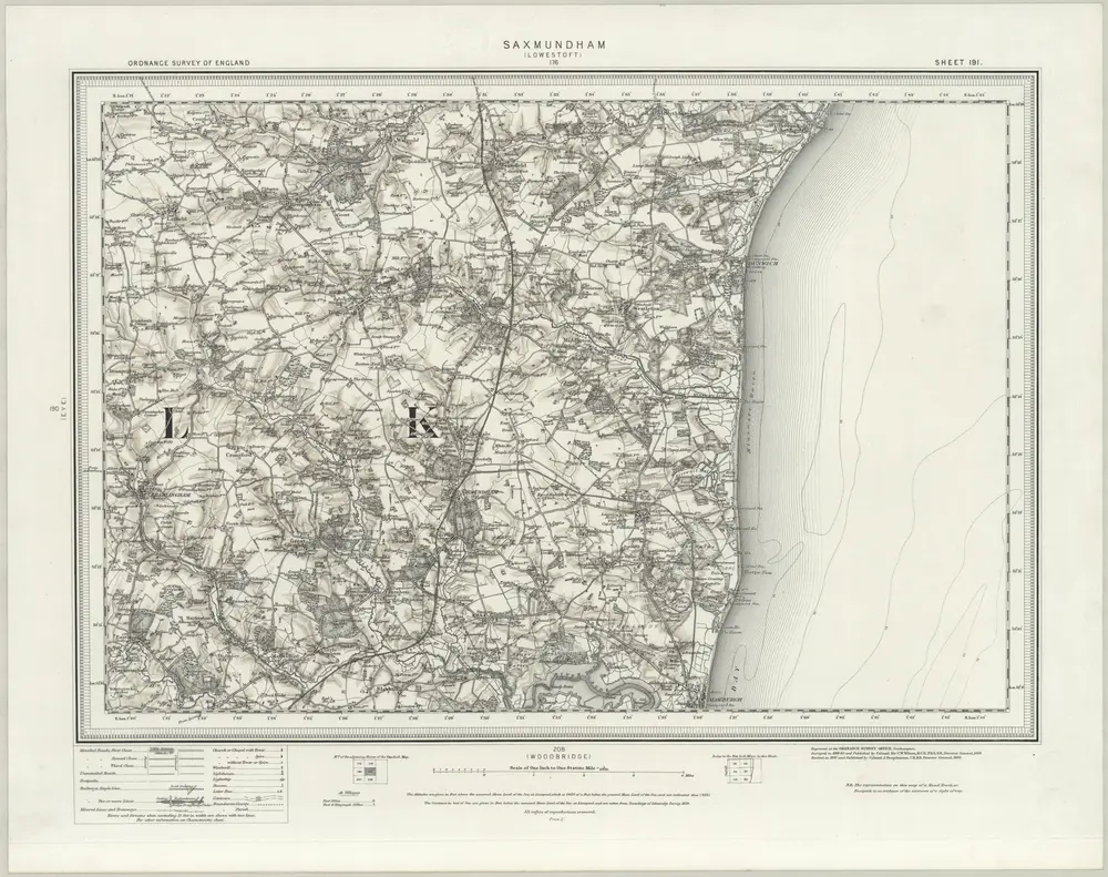 Voorbeeld van de oude kaart