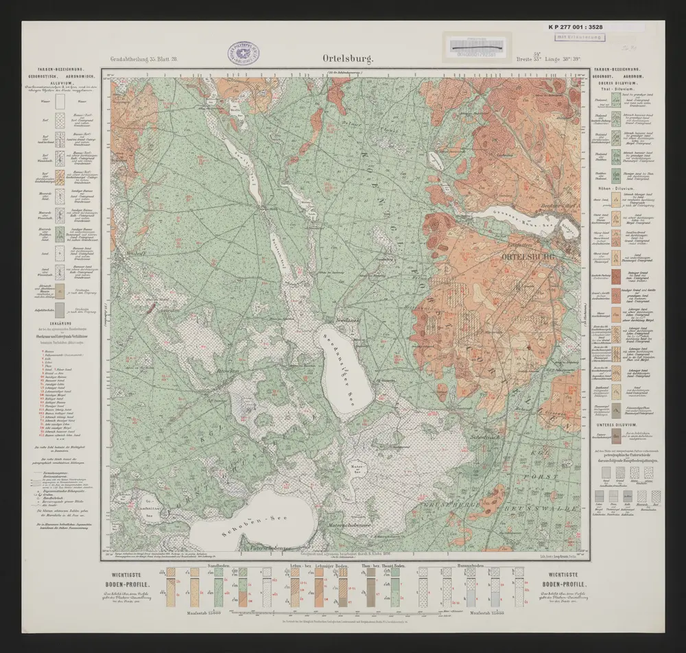 Voorbeeld van de oude kaart