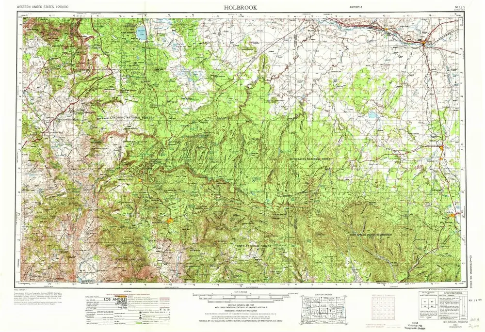 Voorbeeld van de oude kaart