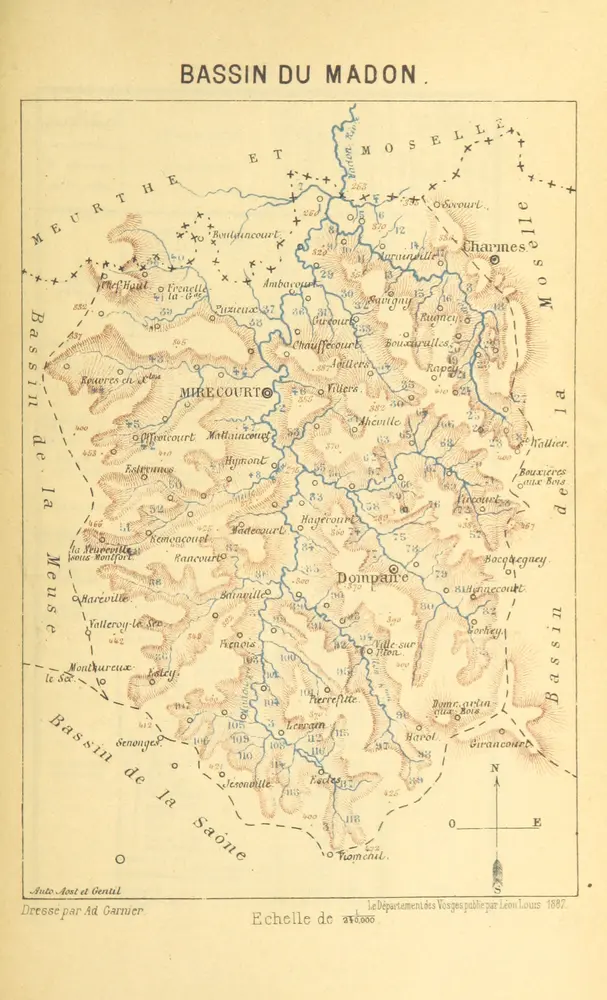 Voorbeeld van de oude kaart