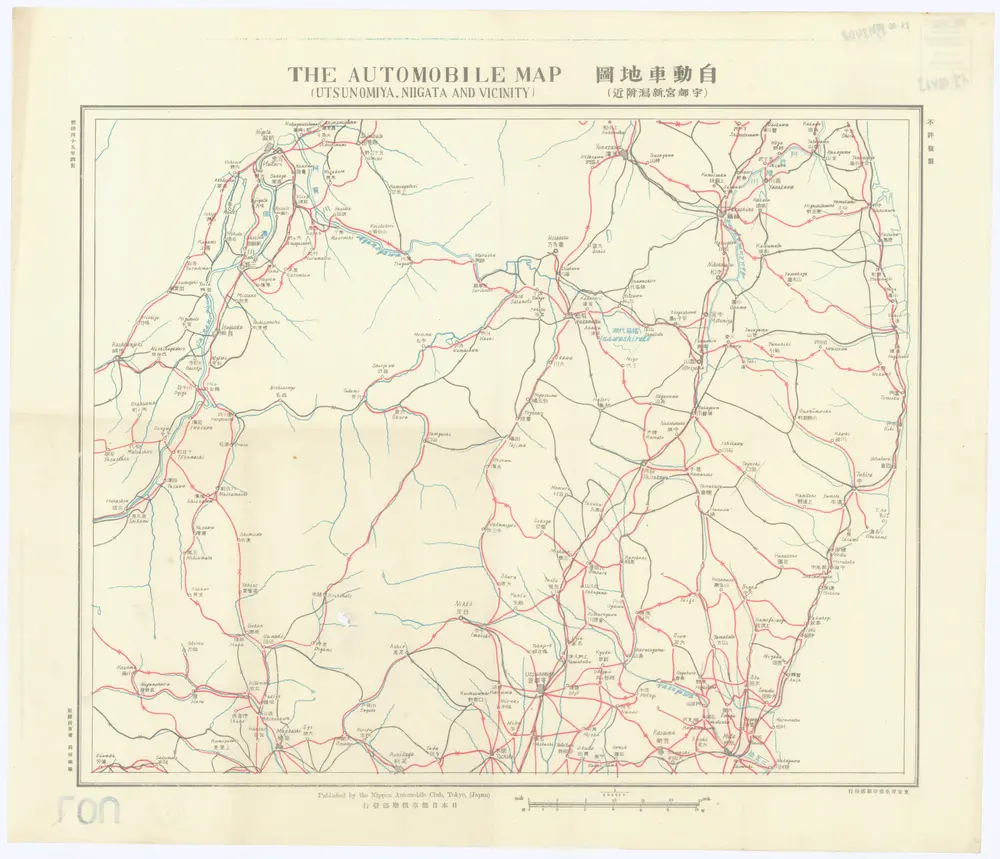 Voorbeeld van de oude kaart