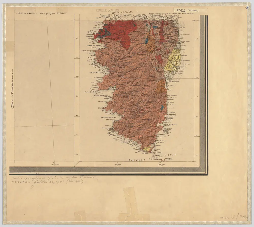 Aperçu de l'ancienne carte