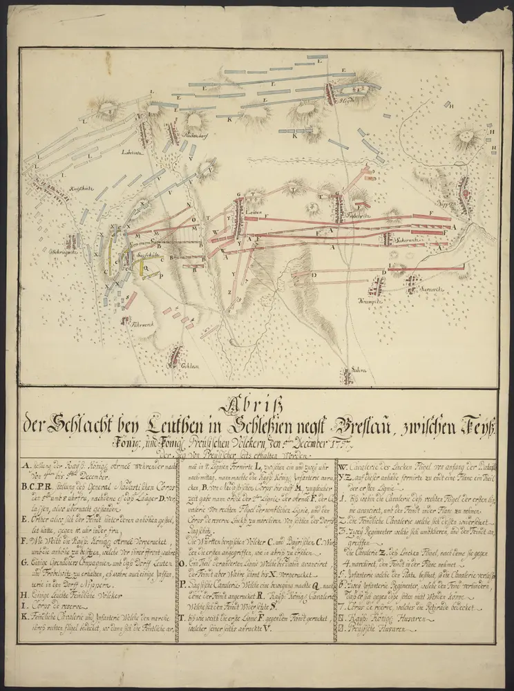 Voorbeeld van de oude kaart