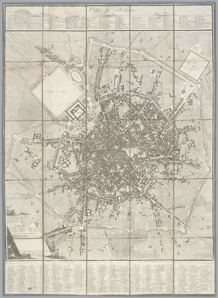 Voorbeeld van de oude kaart