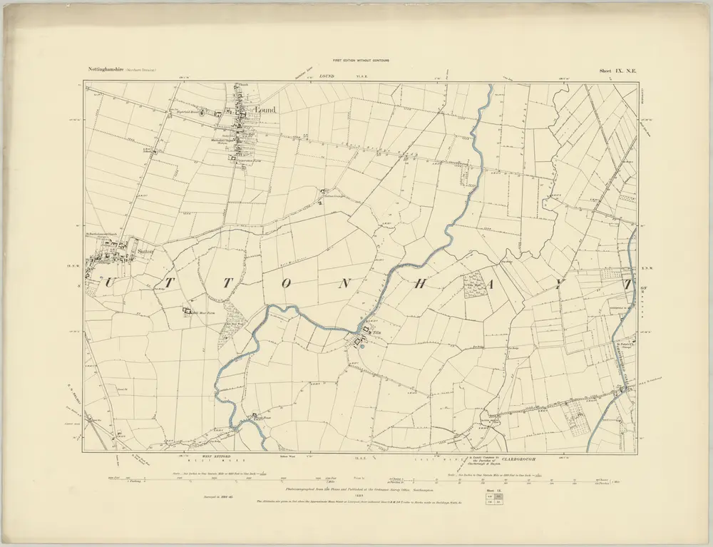 Voorbeeld van de oude kaart