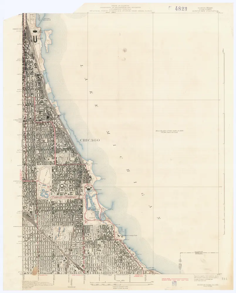 Voorbeeld van de oude kaart