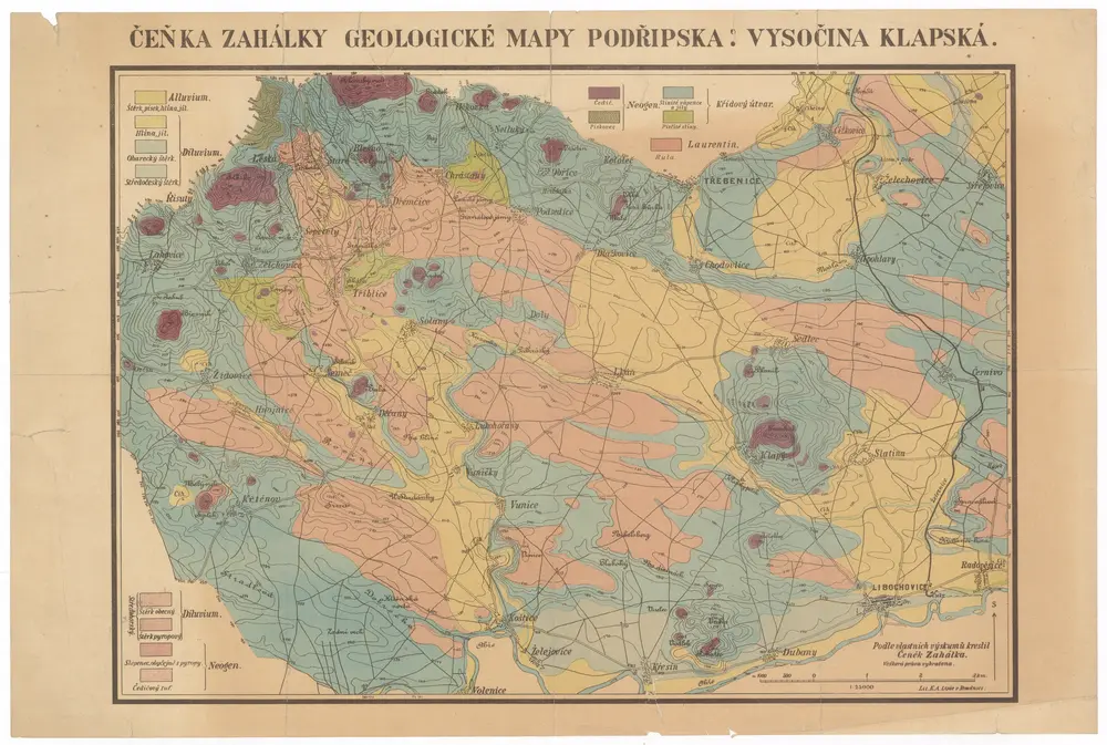 Voorbeeld van de oude kaart