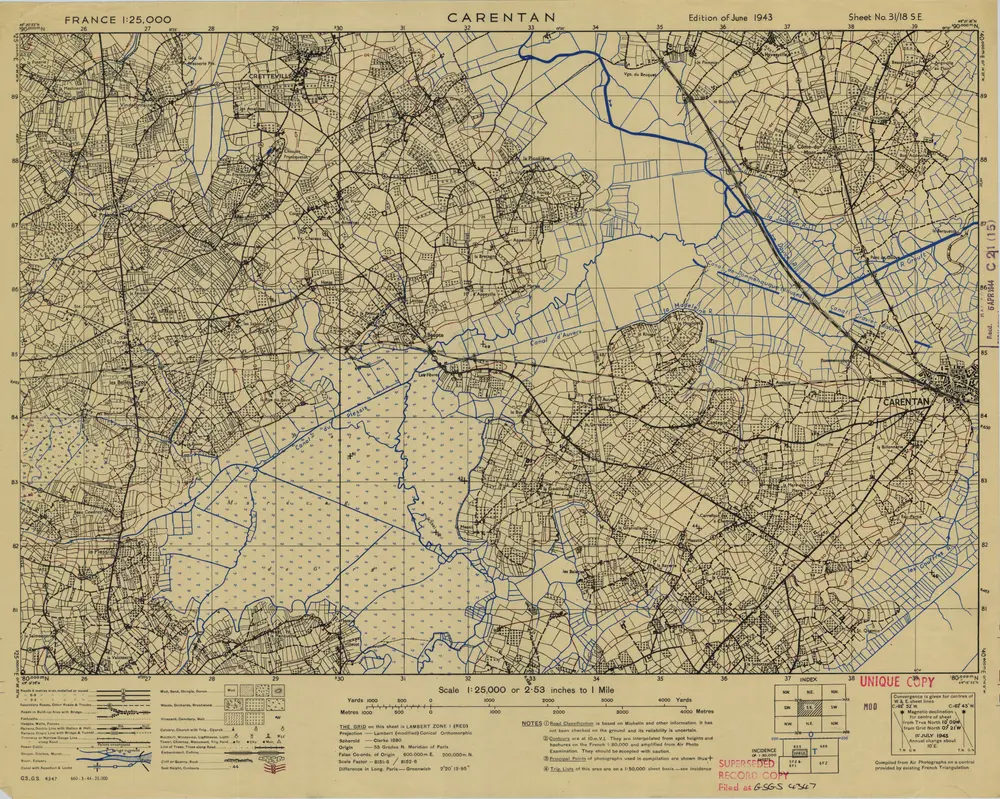 Anteprima della vecchia mappa