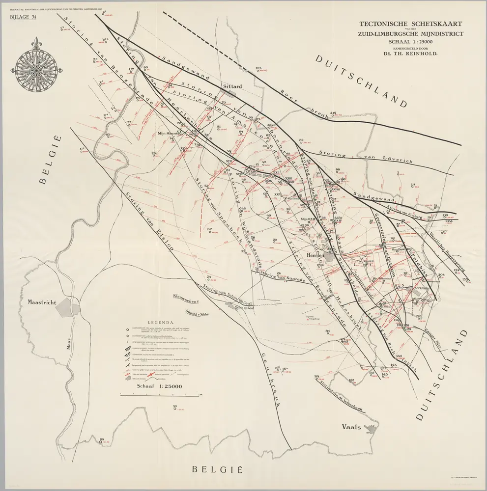 Voorbeeld van de oude kaart