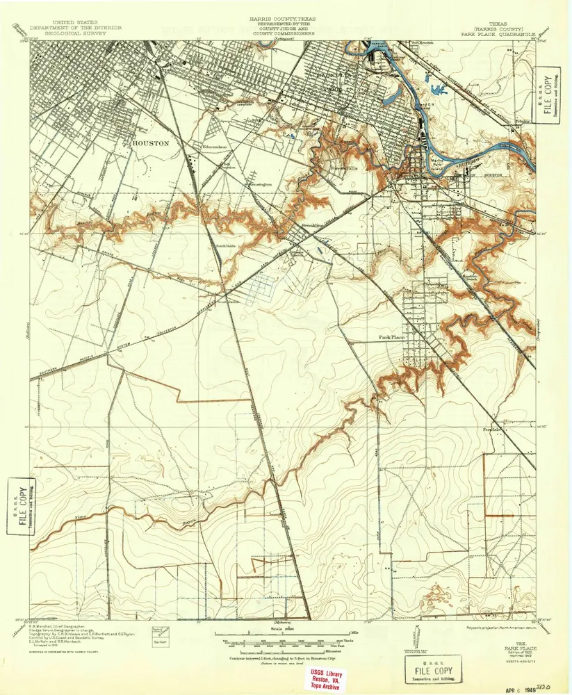 Voorbeeld van de oude kaart