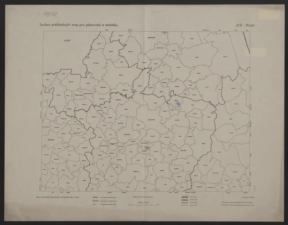 Voorbeeld van de oude kaart