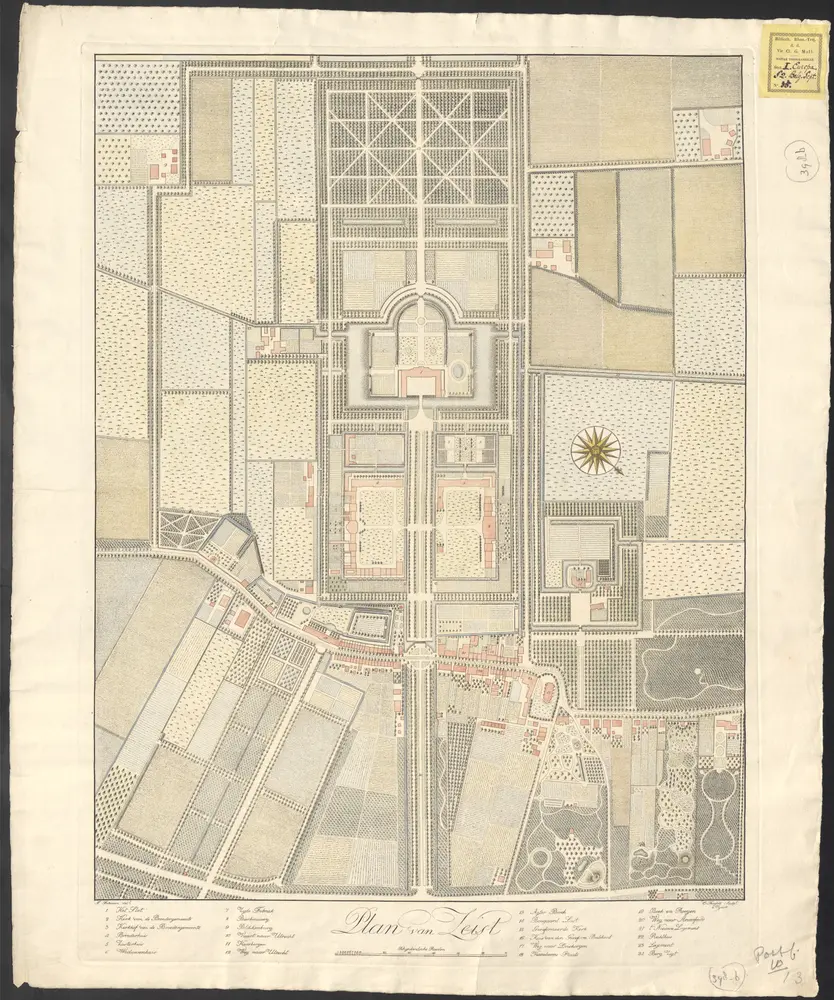 Voorbeeld van de oude kaart