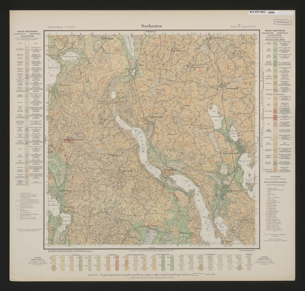 Voorbeeld van de oude kaart