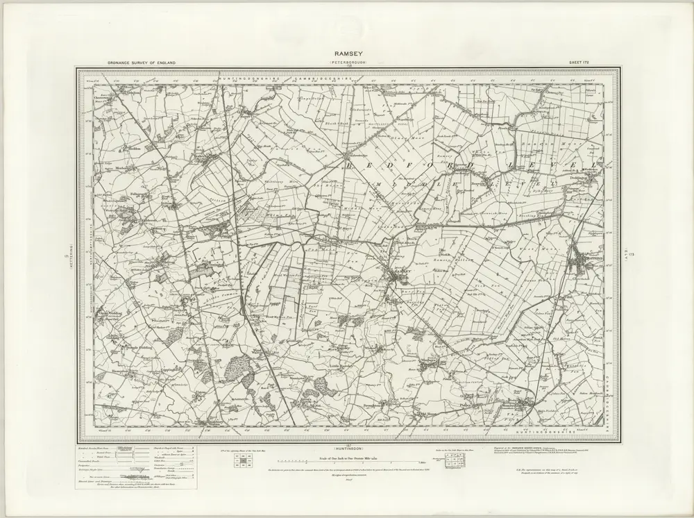 Voorbeeld van de oude kaart