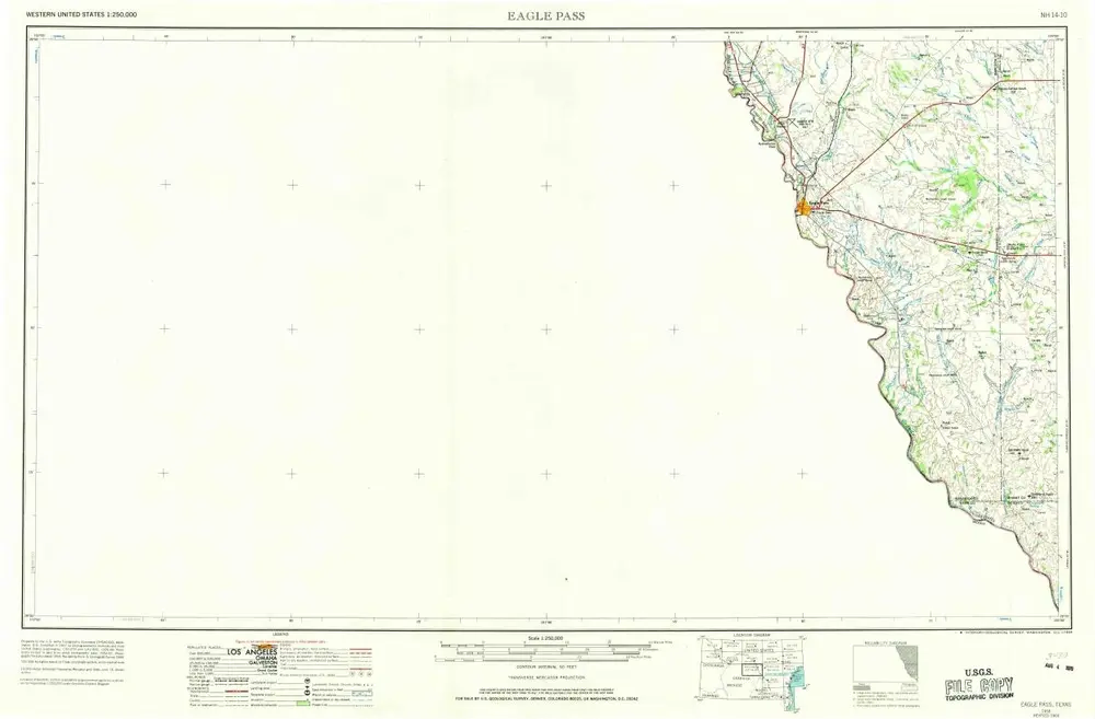 Voorbeeld van de oude kaart